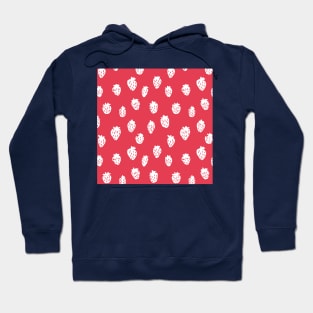 Strawberry Stamp Pattern Hoodie